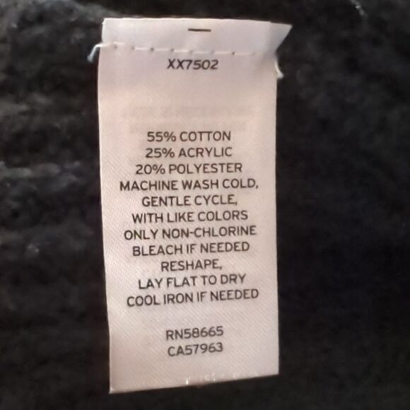 BP Black Mock Turtleneck Cable Knit Cropped Sweater - Picture 6 of 6